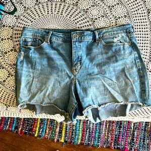 Blue jeans shorts